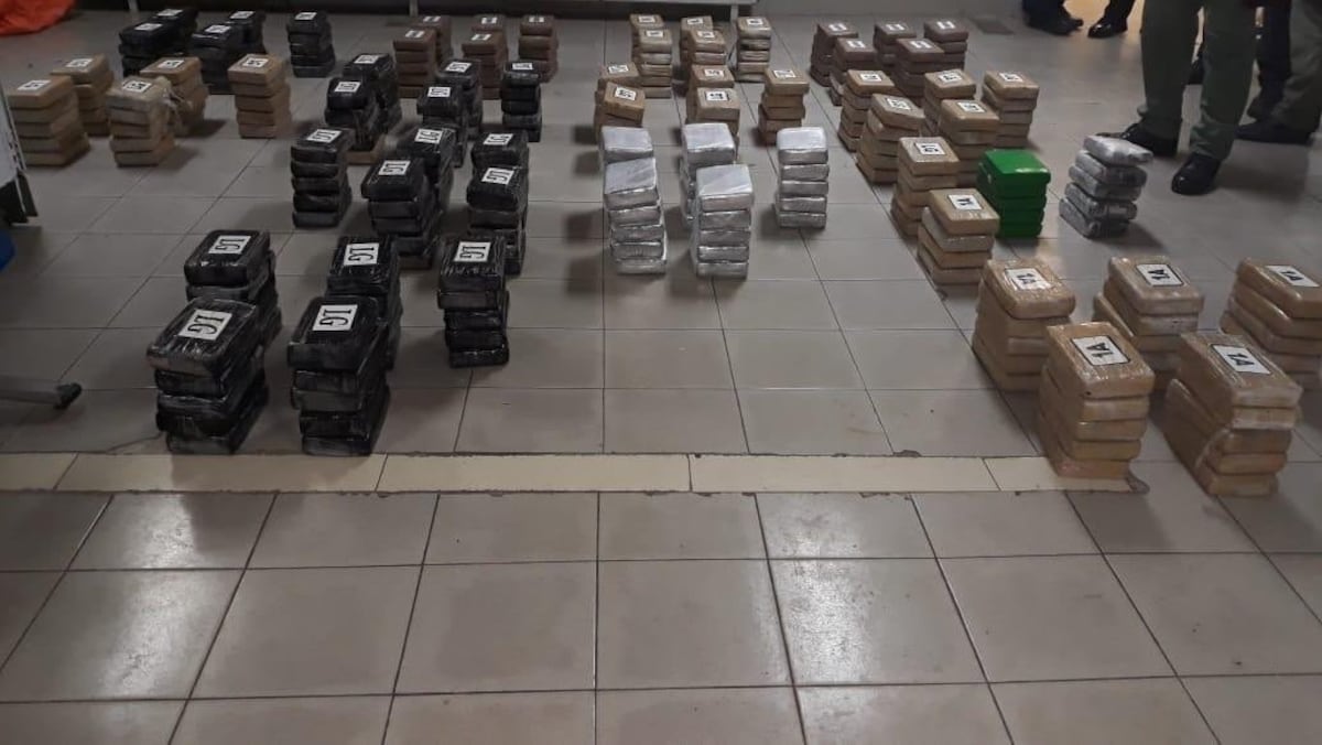 Extranjeros caen con droga. Los sacos estaban oculto dentro de un velero