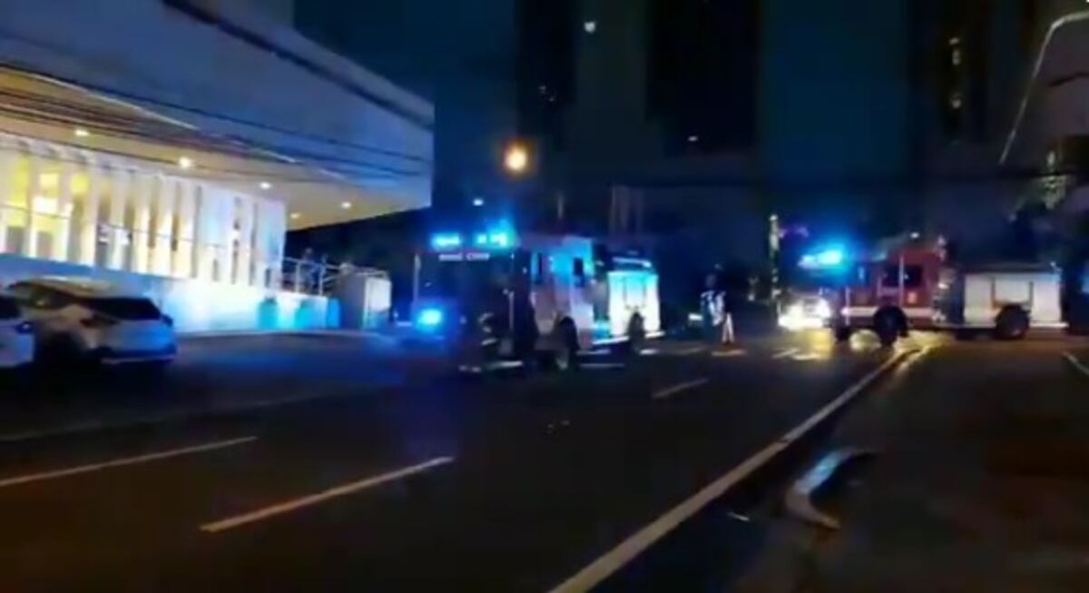 Bomberos atienden emergencia en hotel Ejecutivo 