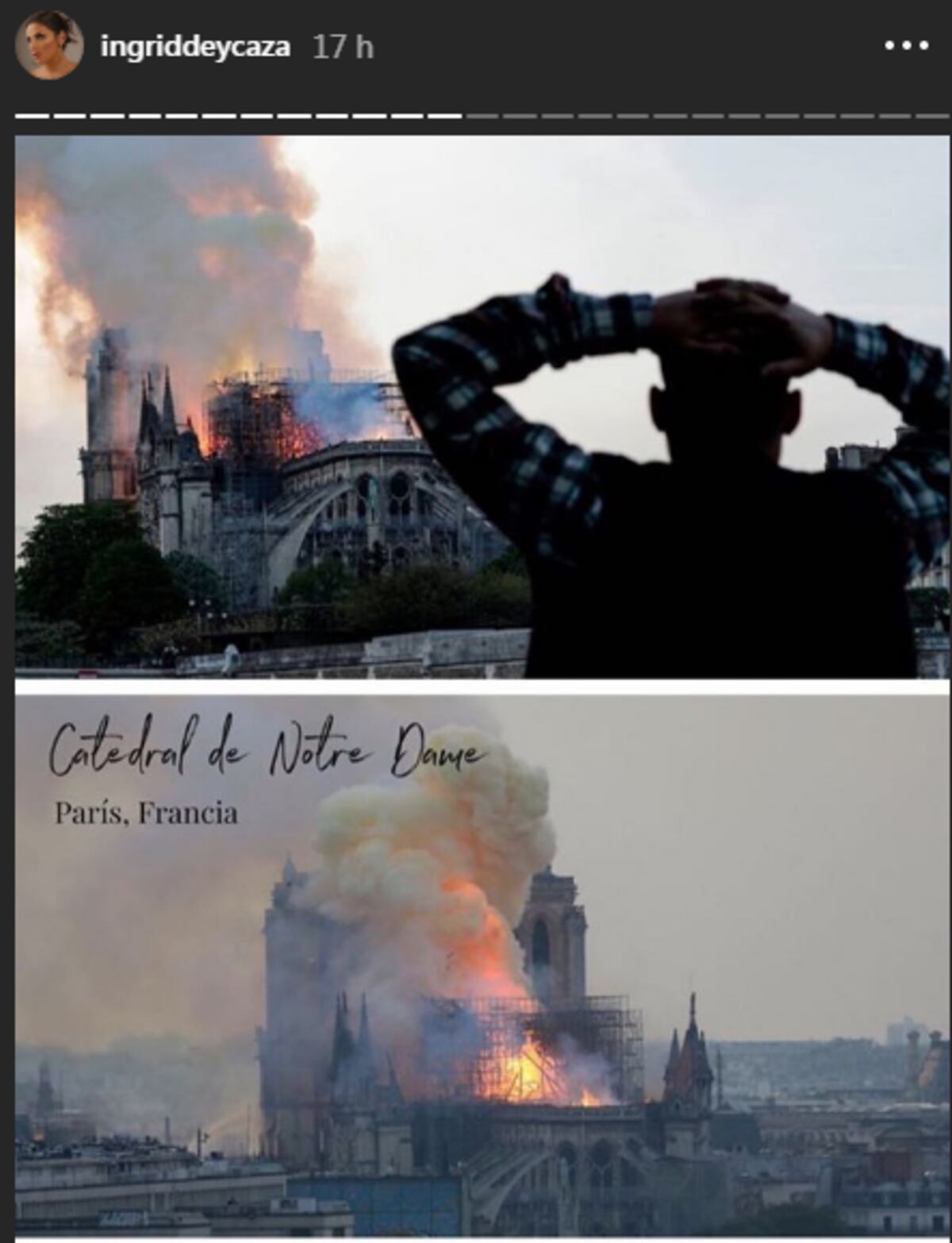 Famosos consternados por tragedia de Notre Dame