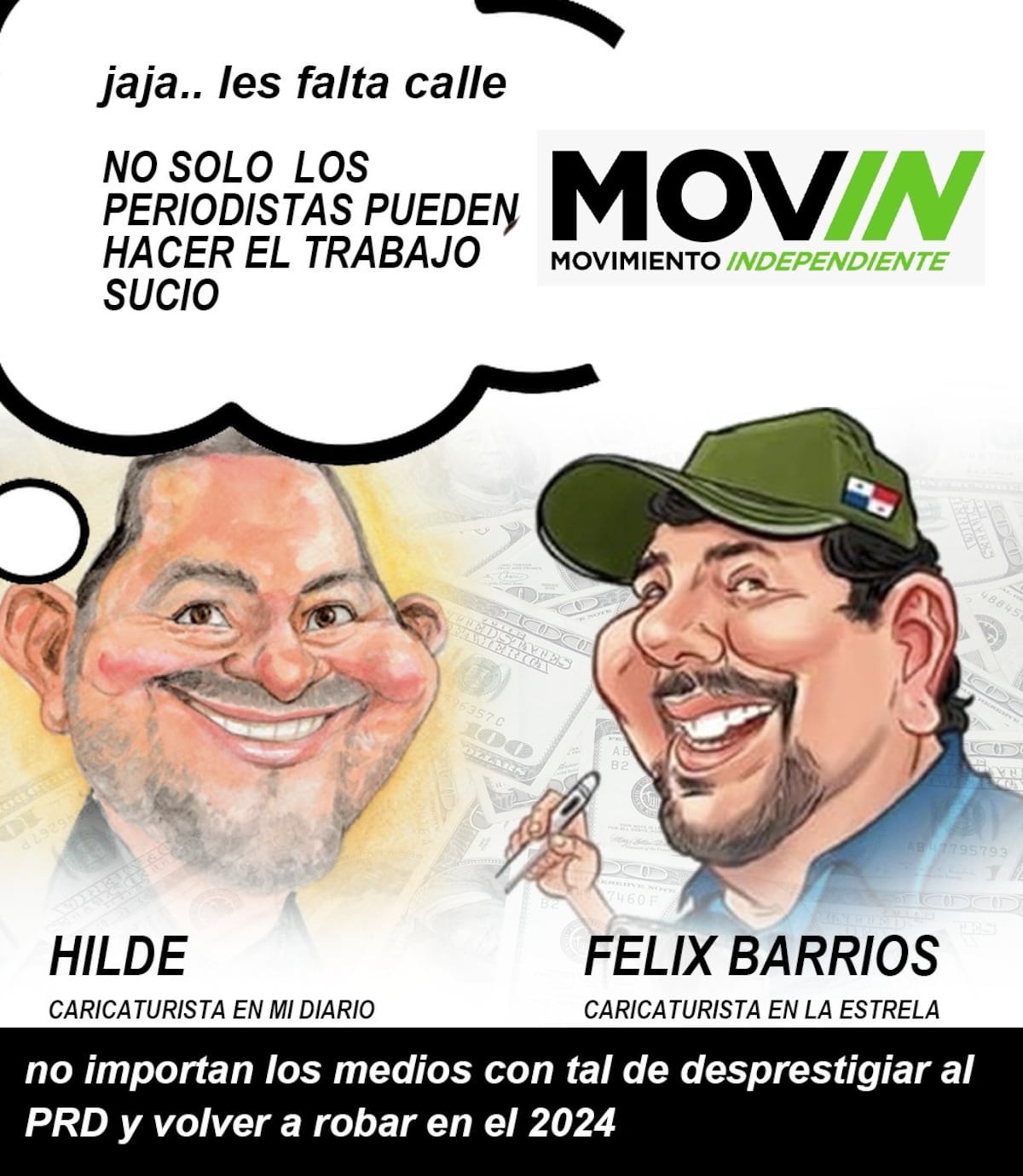 Atacan por redes sociales al caricaturista de ‘Mi Diario’, Hilde Sucre