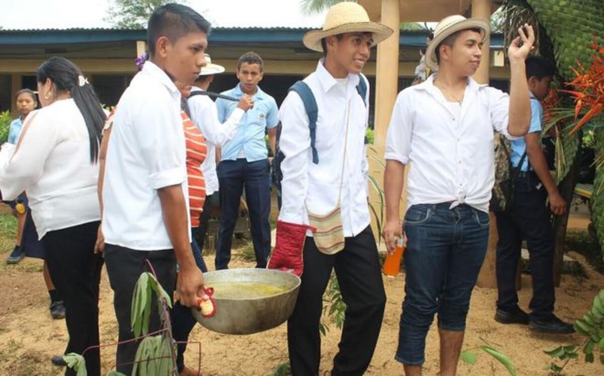 Lucida fiesta del campesino en el Comercial Tolé