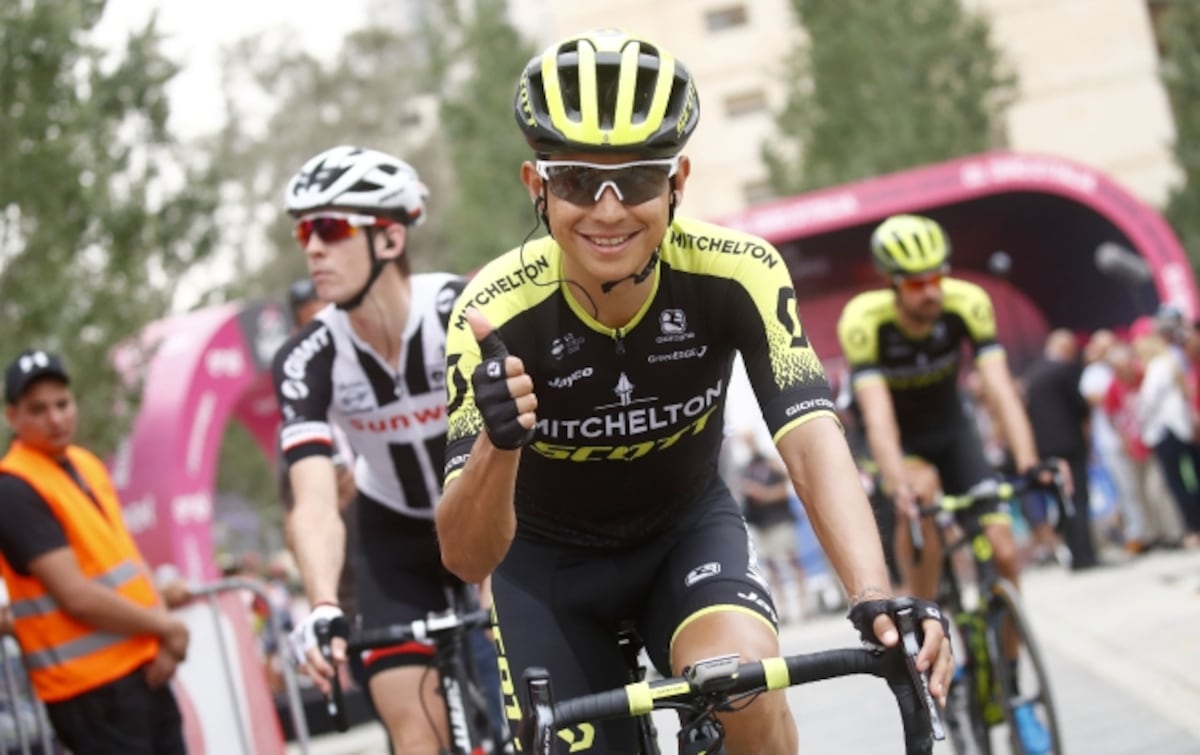 Colombiano planta bandera en el Giro de Italia