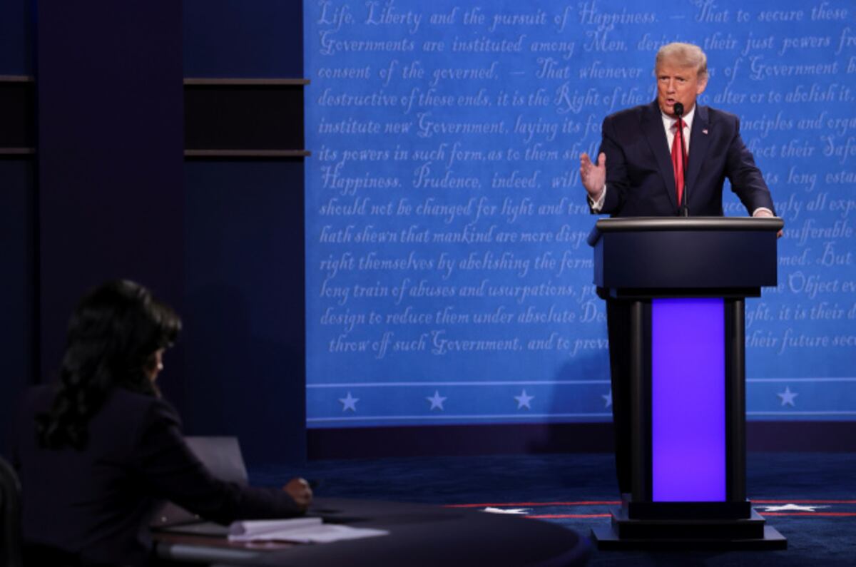Coronavirus, China y cambio climático: los mejores momentos del debate final entre Trump y Biden