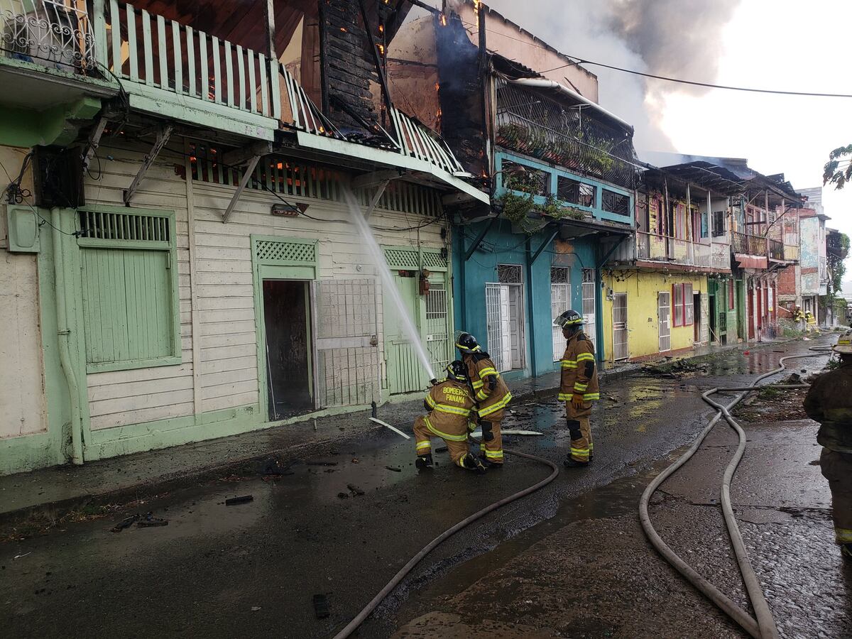 Infierno calle 14, El Chorrillo, la candela se lleva 5 inmuebles