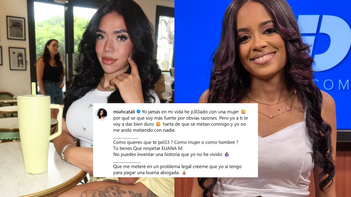 Miah Catalina estalla con un: ‘Mami, un varón te va a pegar’, tras ser involucrada por Euana Muñoz en la polémica de El Tachi y Aliah