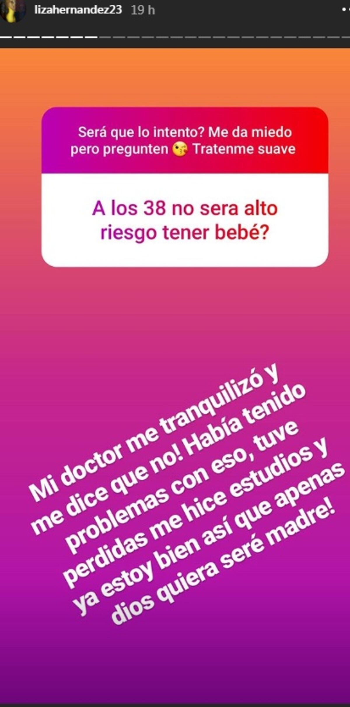 Liza Hernández confesó que perdió un bebé y terminó con el ex de Gaby Garrido