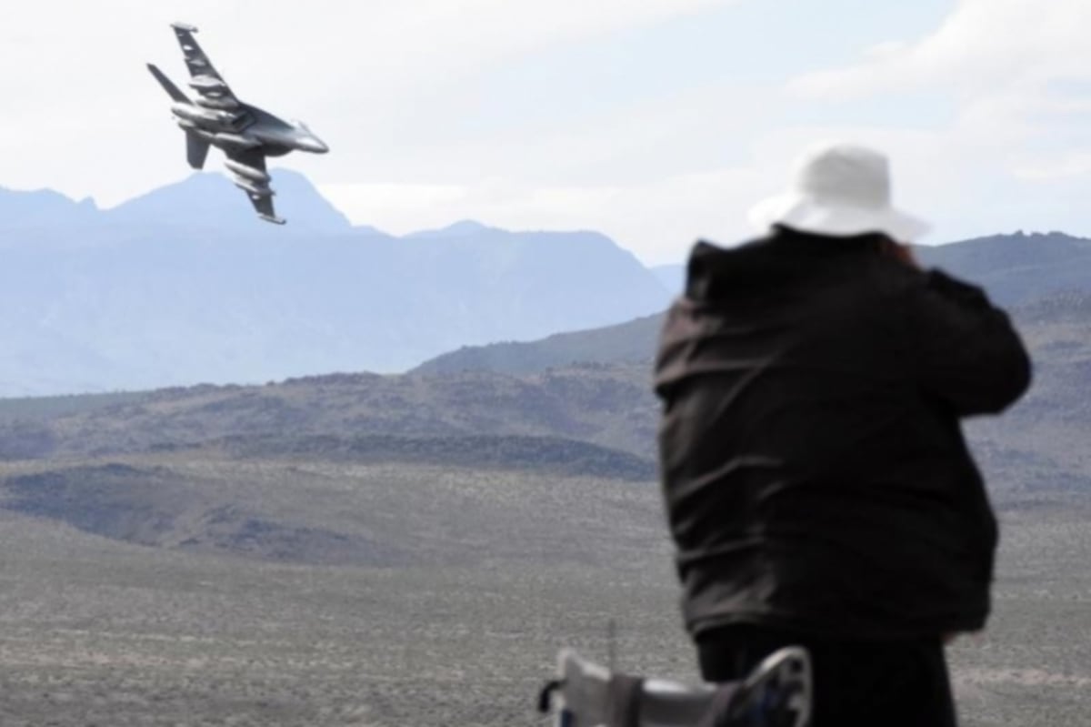 El cañón “Star Wars”, donde los cazas en vuelo rasante casi se pueden tocar