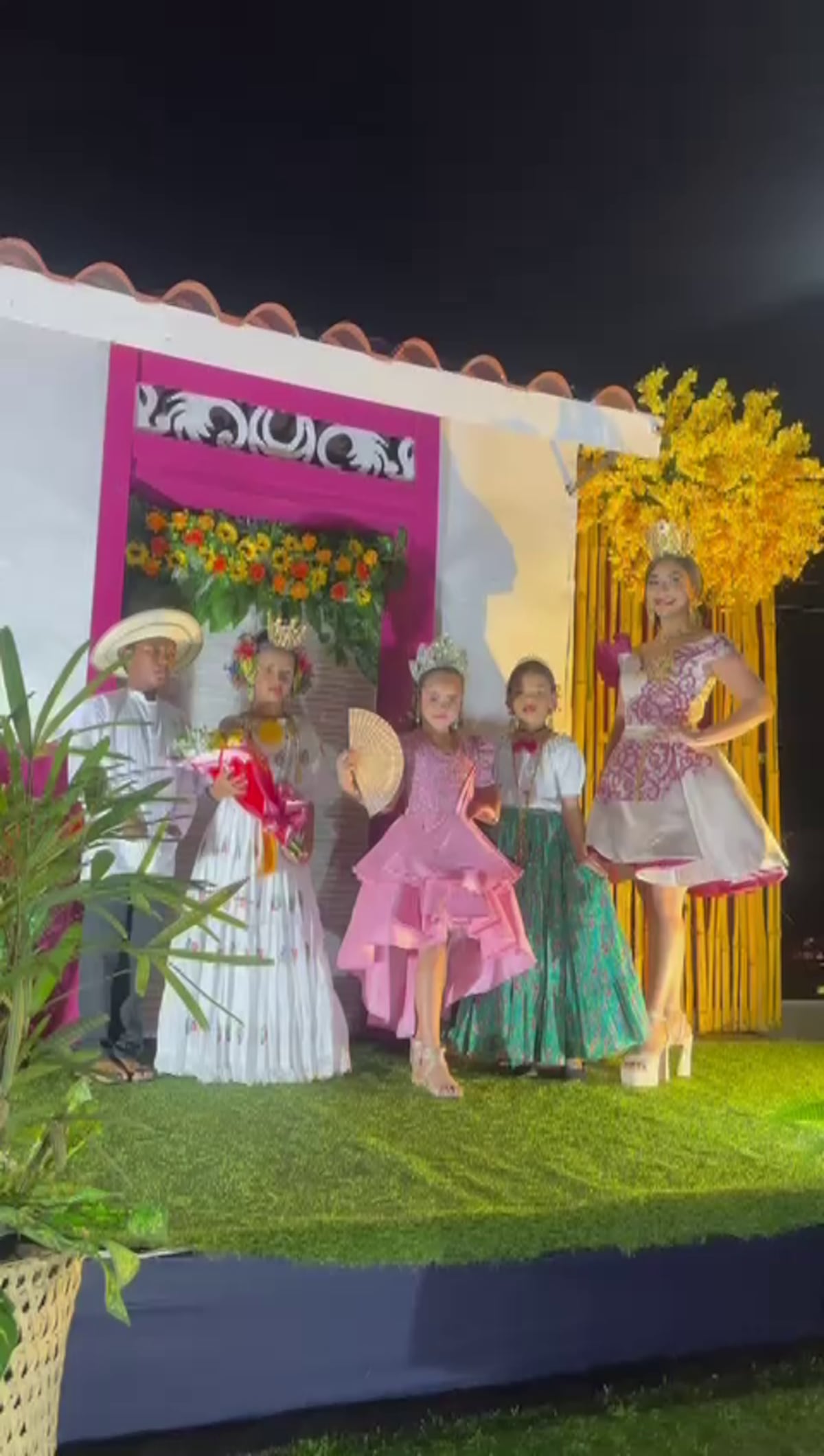 Entre polleras y tambor: Mariabé celebra su primer Festival de las Lucías