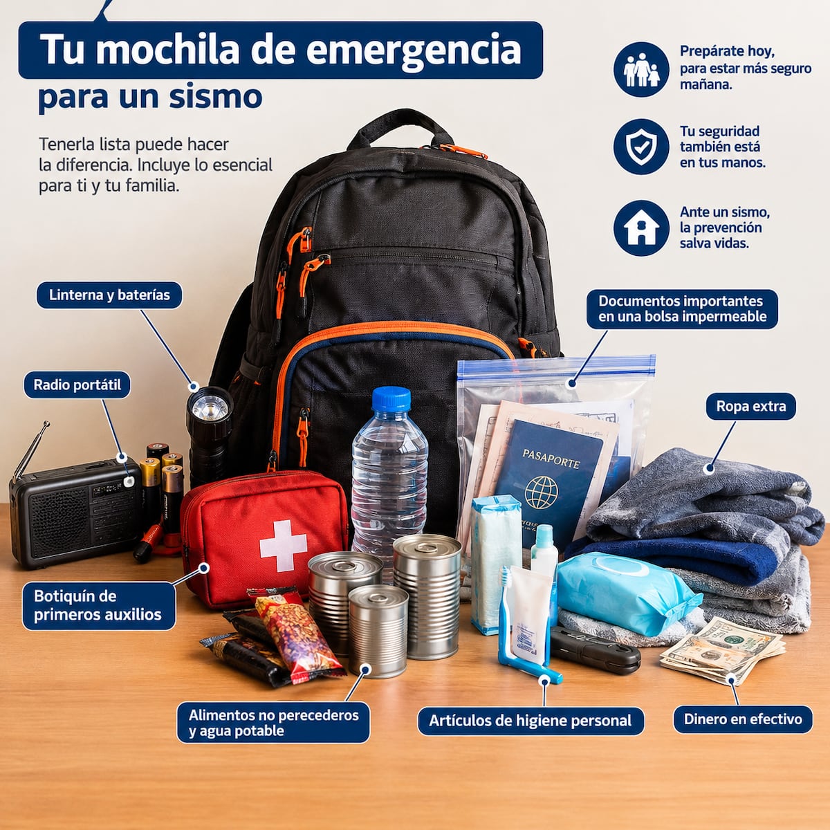 ¿Qué hacer si vuelve a temblar en Panamá? Las recomendaciones tras el fuerte sismo y los artículos que no  deben faltar en tu kit de emergencia