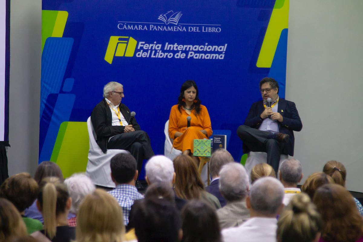 Las reflexiones de fe del rabino Gustavo y del padre Miguel Ángel cautivan en la Feria del Libro de Panamá