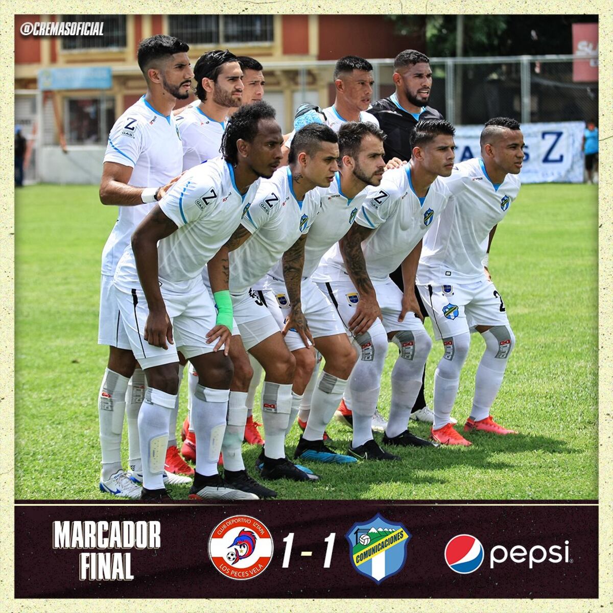 ‘Gasper’ Murillo anota en el empate de Comunicaciones. Video