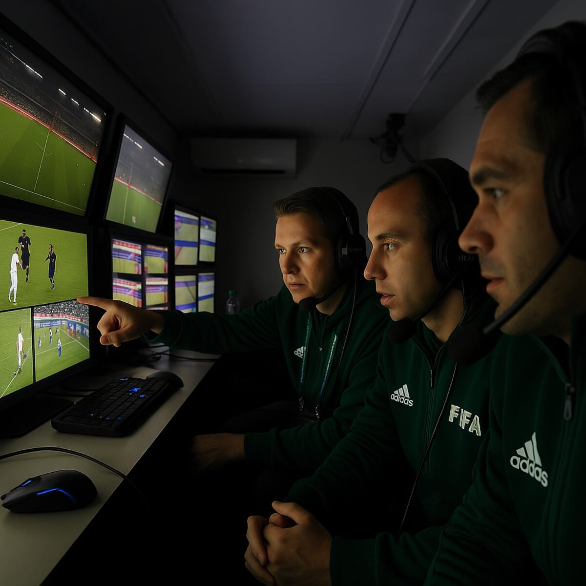 ¡Árbitro VAR atrapado apostando!