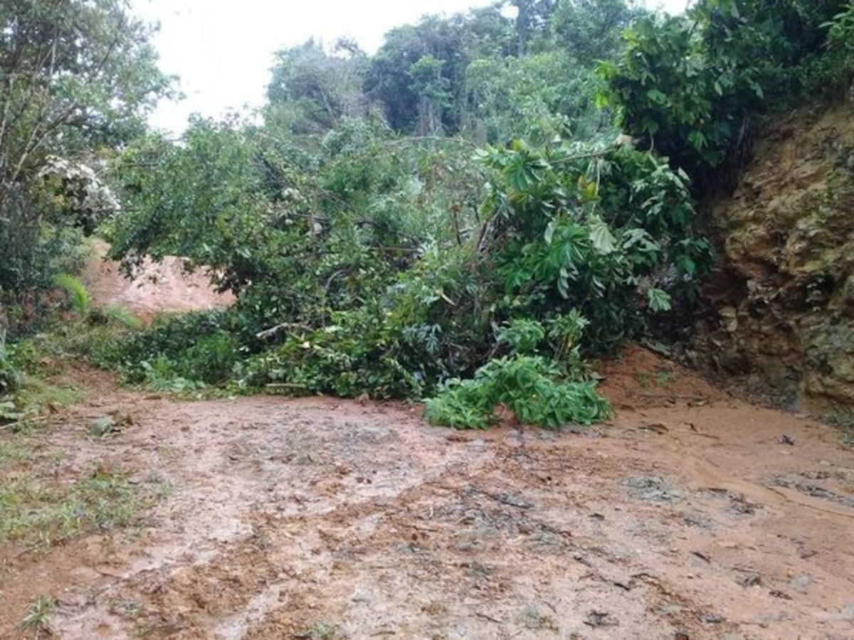 Deslizamientos de tierra dejan incomunicada a una comunidad en Penonomé