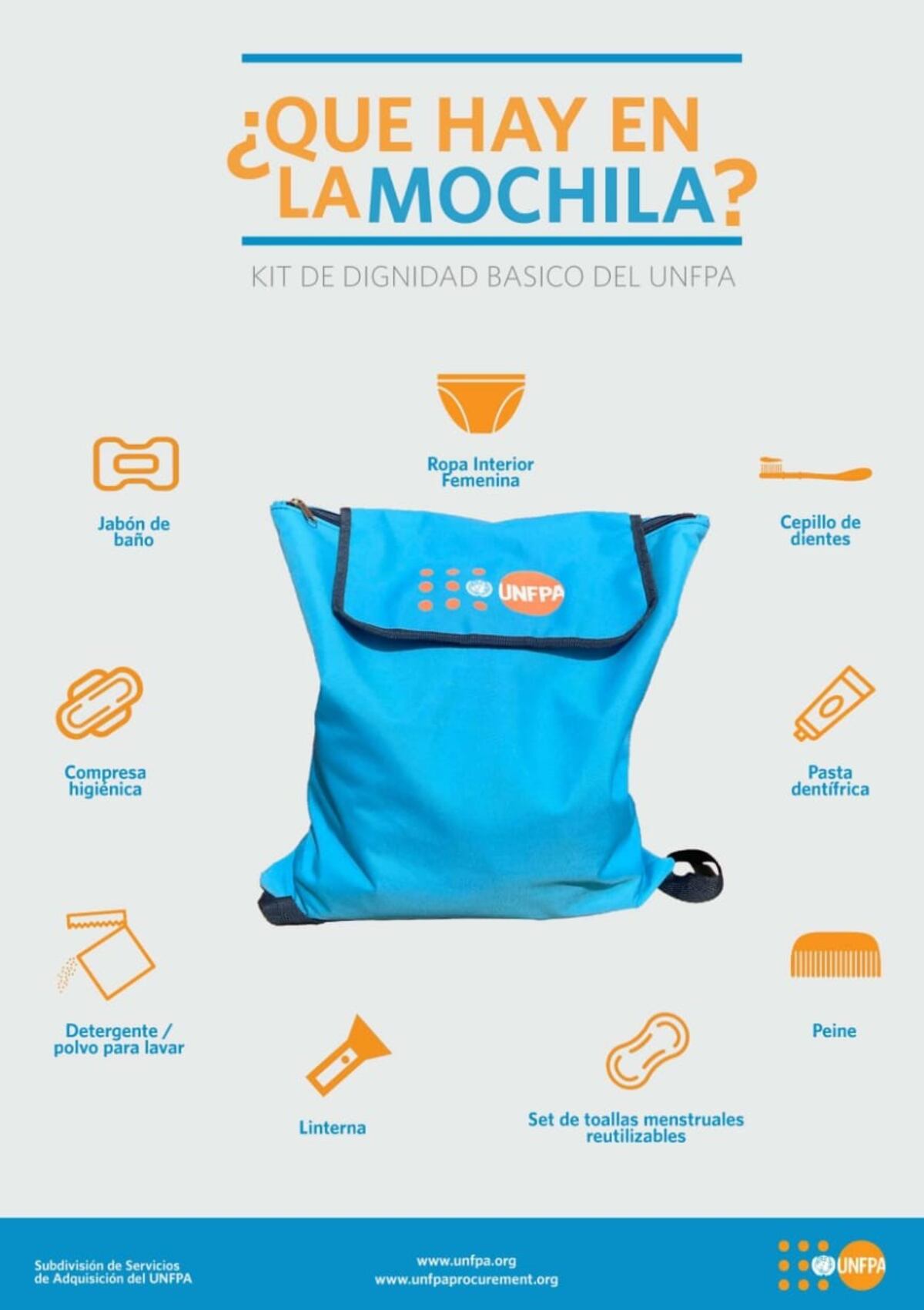 Fondo de Población de la ONU entrega ‘kit’ de dignidad a Sinaproc