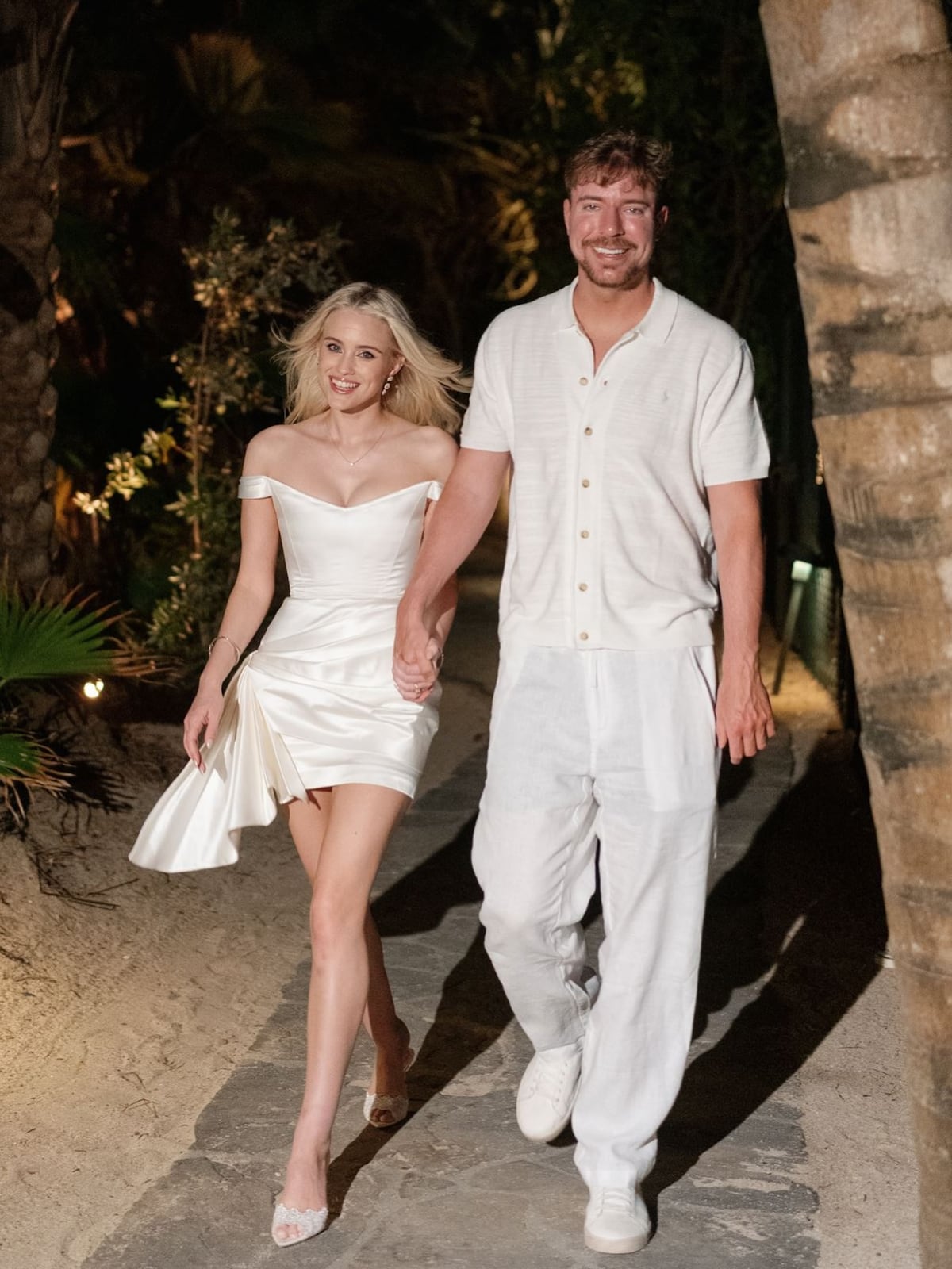 ‘El mejor día de mi vida’: MrBeast comparte las imágenes de su romántico matrimonio frente al mar