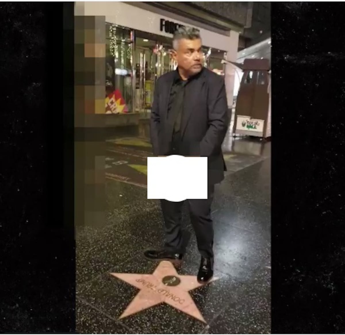 El actor de ascendencia mexicana George López se orinó en la estrella de Trump