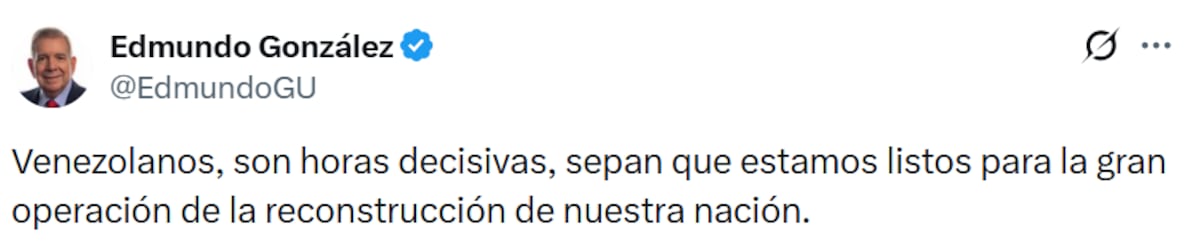 María Corina Machado y Edmundo González se pronuncian en medio de horas decisivas para Venezuela