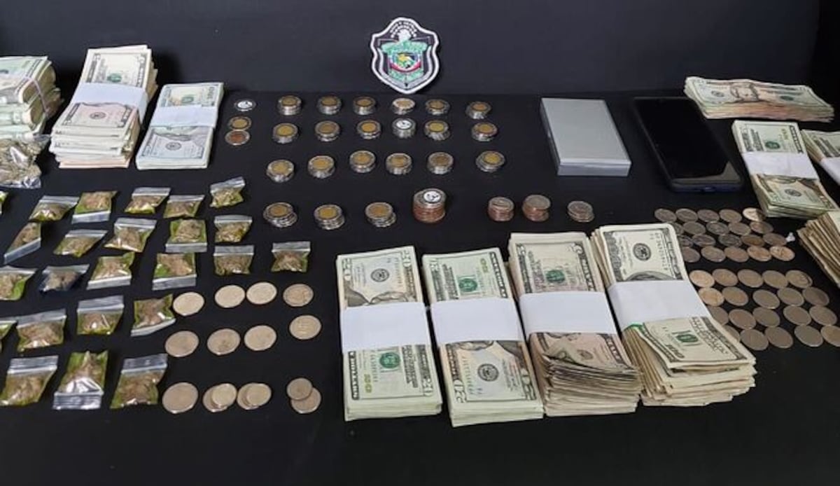 Les cae la Policía Nacional. Decomisan droga, dinero y armas de fuego