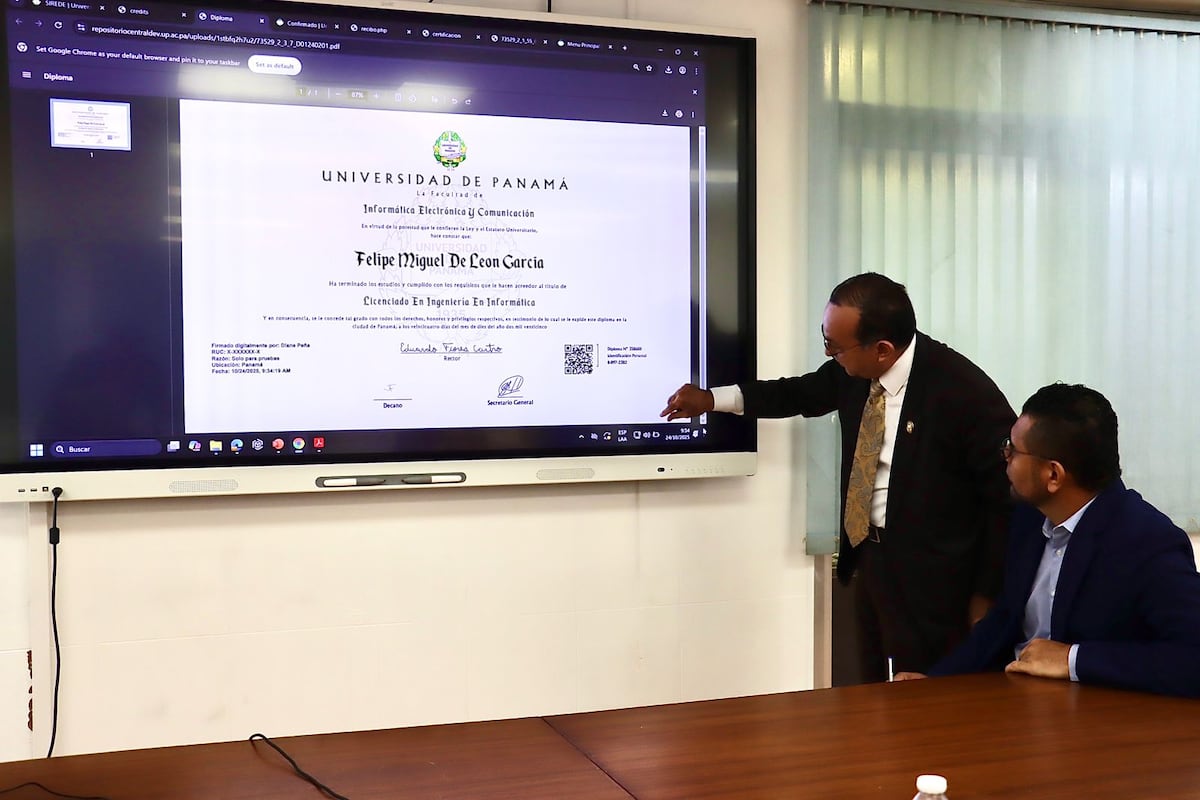 Universidad de Panamá digitaliza sus diplomas: adiós al papeleo y a las filas eternas