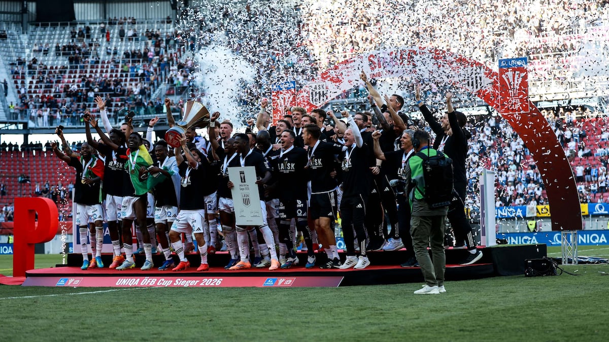 LASK campeón y Andrade levanta su primer título en Austria