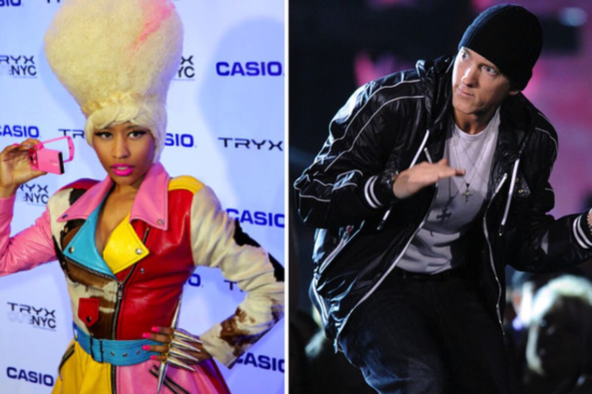 La rapera Nicky Minaj confirmó que tiene un romance con Eminem