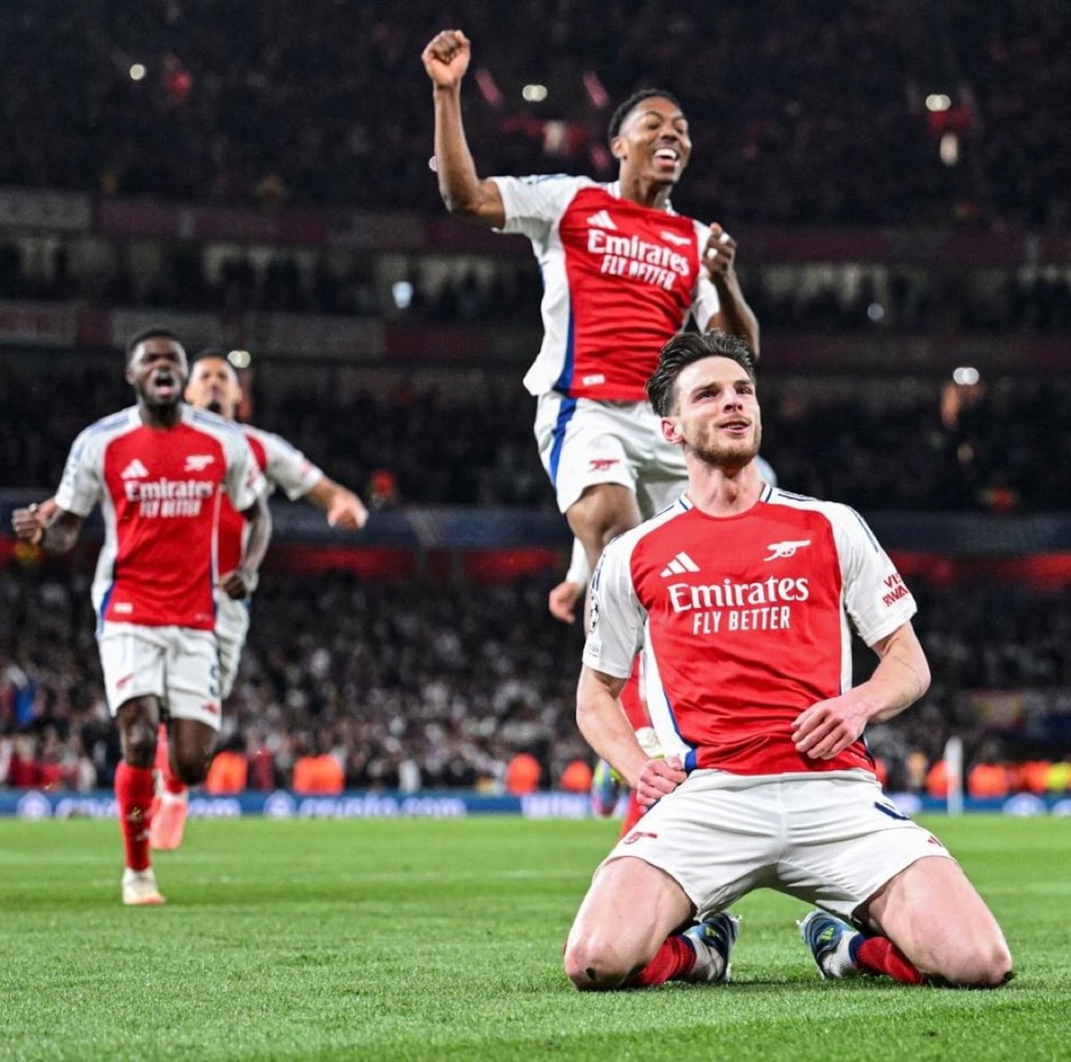 ¡Explosivo y letal! Rice y el Arsenal aplastan al campeón de Europa en Londres