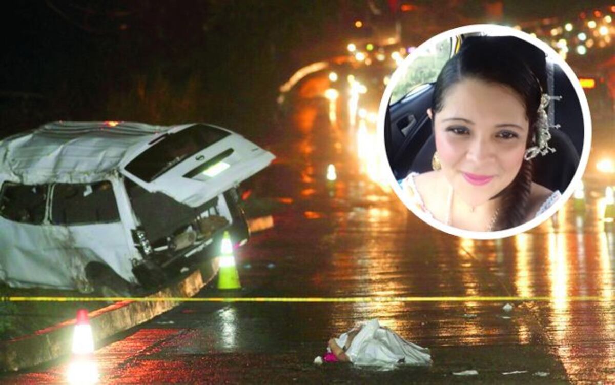 ¡ESPERAN A SU MAMÁ! Angélica Flores perdió la vida en el vuelco de busito pirata
