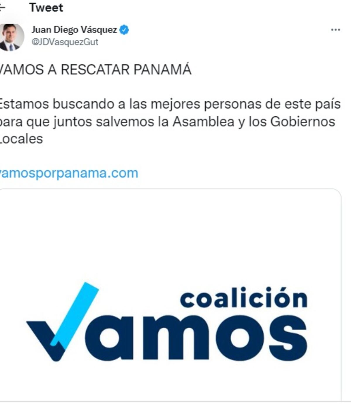 Vamos, las similitudes del nombre político en El Salvador y Panamá
