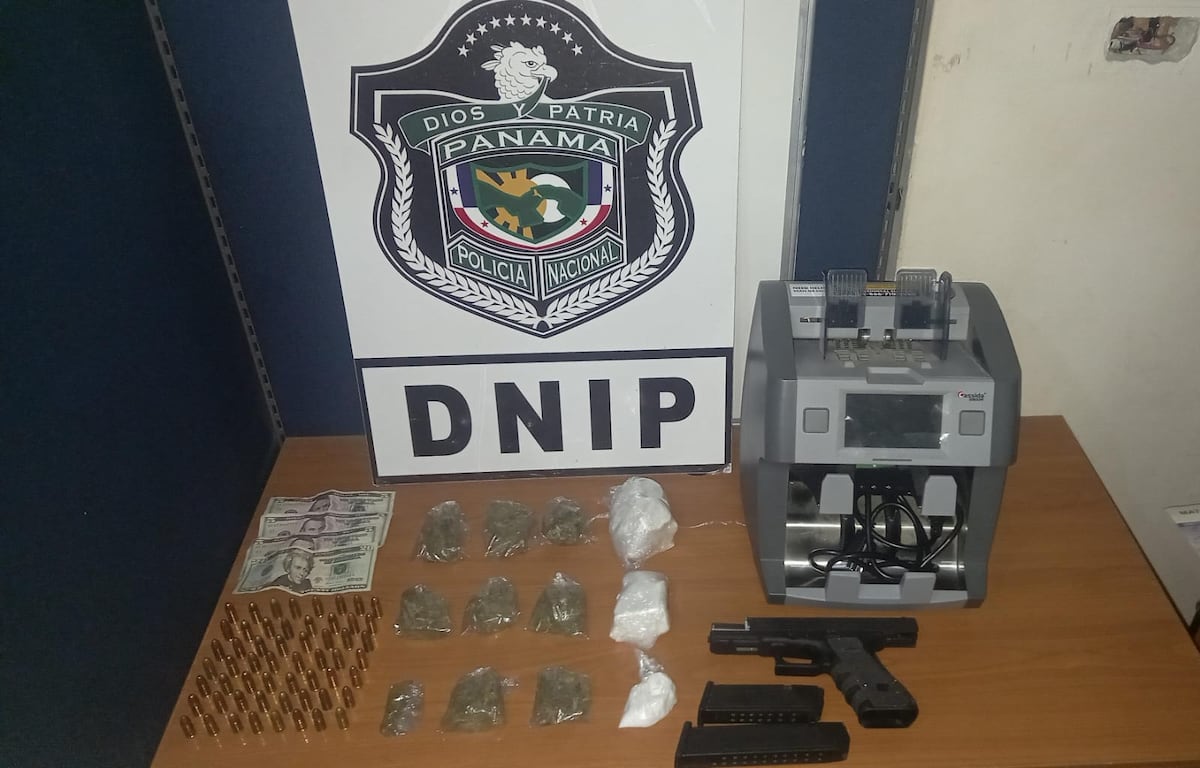 Desmantelan actividad criminal en la 24 de Diciembre: drogas, armas y dinero decomisados