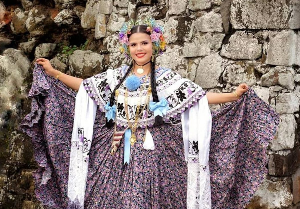 La pollera el traje más bonito del mundo. Te presentamos el mejor ‘Challenge’ de Panamá en tiempo de Covid-19