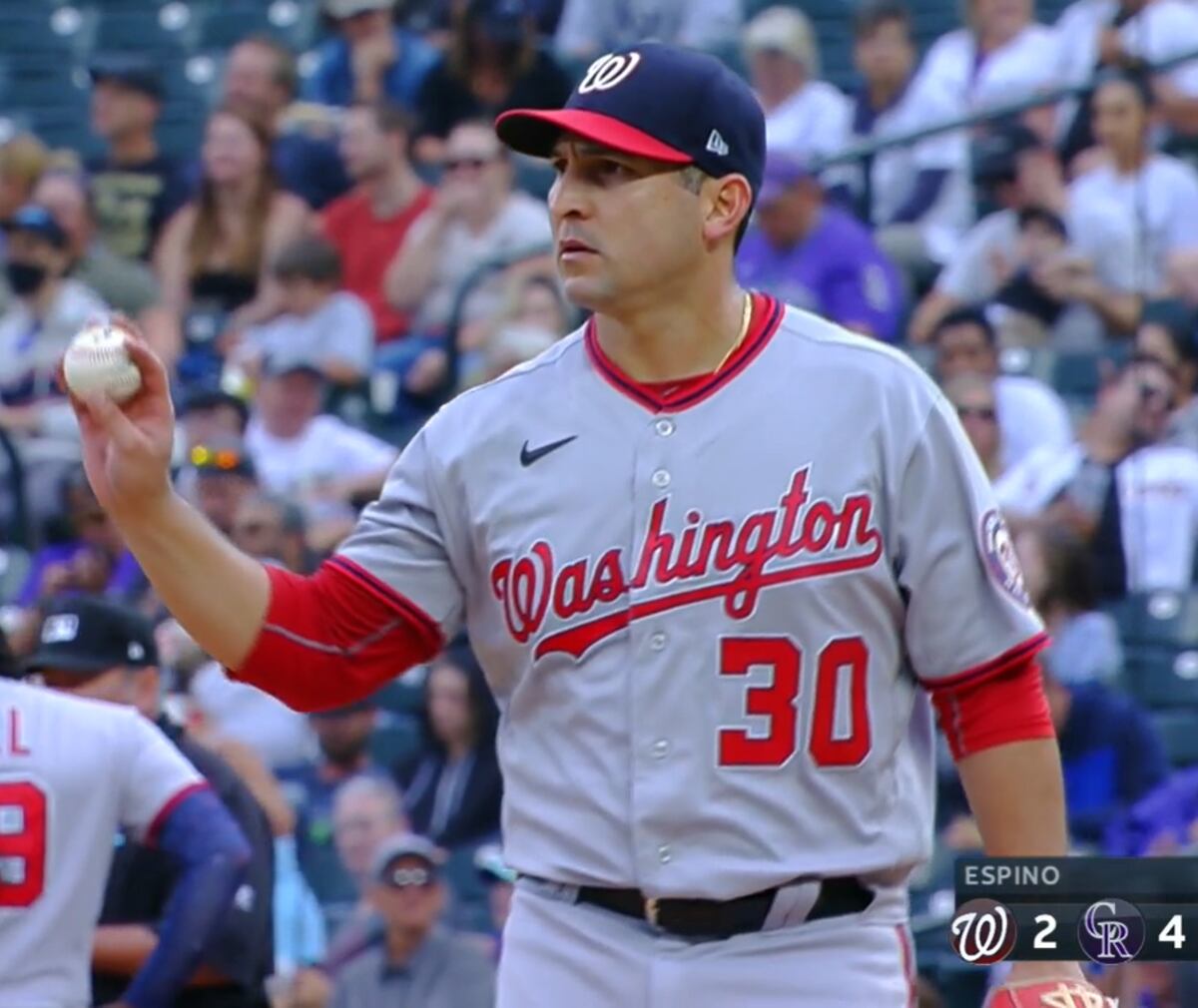 Espino cierra el año sin decisión. Baldonado también lanzó en ese juego