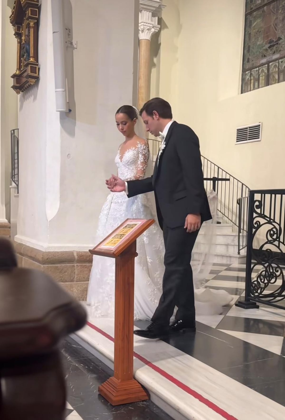 ¡Se casó Adrián Varela! Así fue la boda del hijo de Juan Carlos Varela y Lorena Castillo en la Catedral