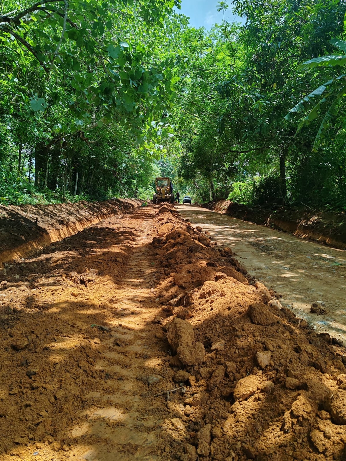 Gobierno mejora caminos rurales en Veraguas para facilitar transporte de cosechas en Mariato, Soná y Las Palmas