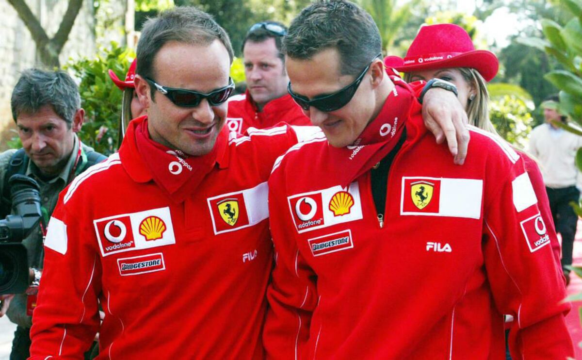 La esposa de Michael Schumacher le negó la visita a Rubens Barrichello