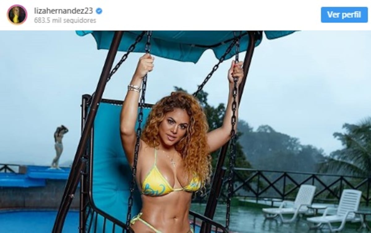 Liza Hernández se acerca a la cuarta década y luce de infarto