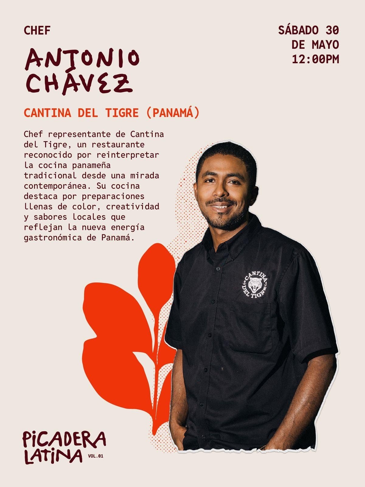 Picadera Latina Vol.1 pone la mesa con chefs de Panamá y la región en La Tapa del Coco