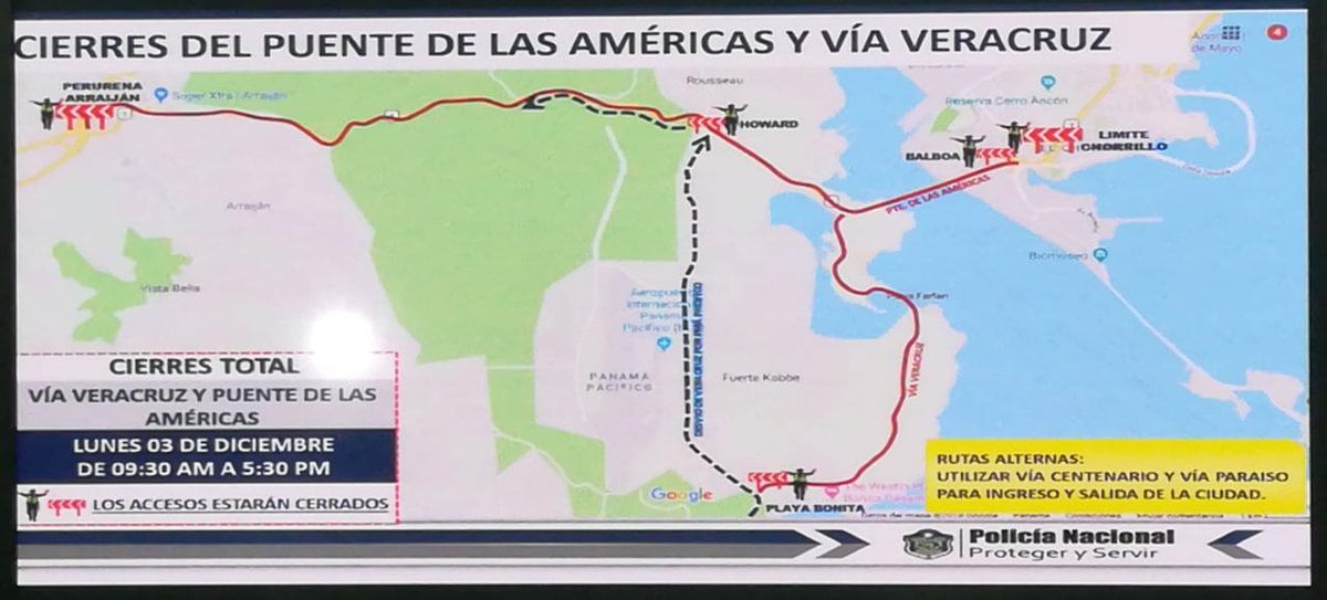 Nuevo horario de oficinas y hay cierre de vías por visita de presidente chino