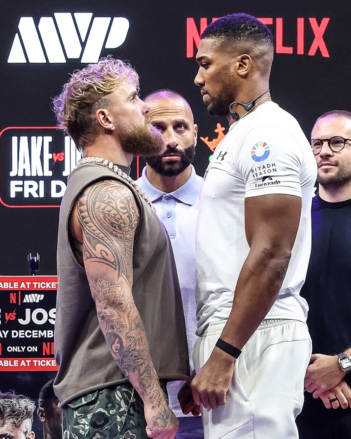 Jake Paul y Anthony Joshua calientan su choque del 19 de diciembre