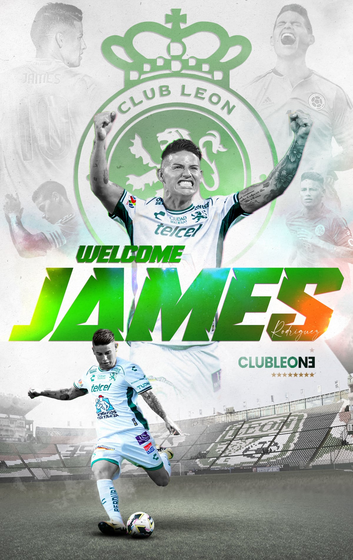 ¡Fichaje bomba! James Rodríguez debutará con el León en la Liga MX