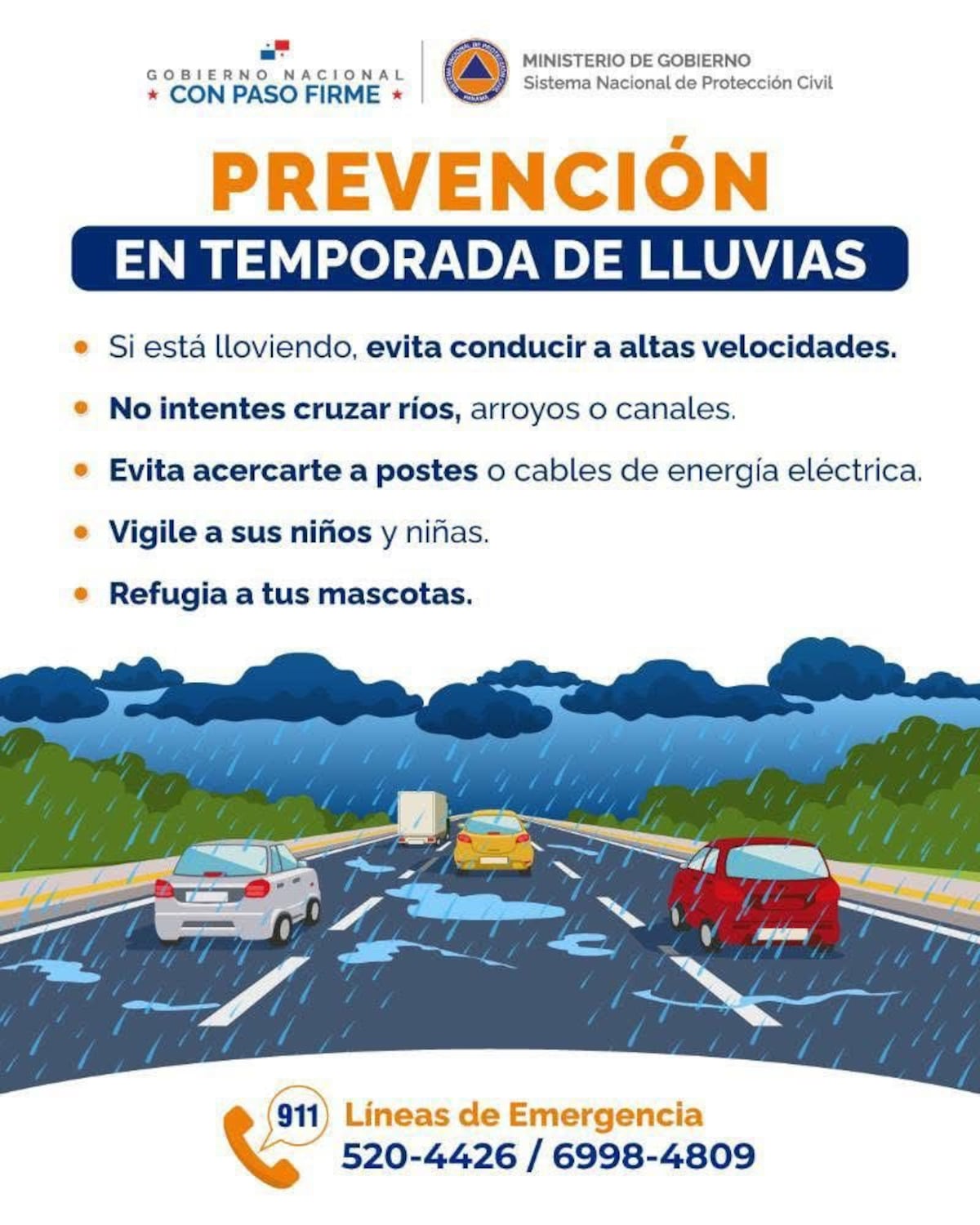Panamá sigue bajo aviso por lluvias: Onda tropical #5 amenaza con más aguaceros 
