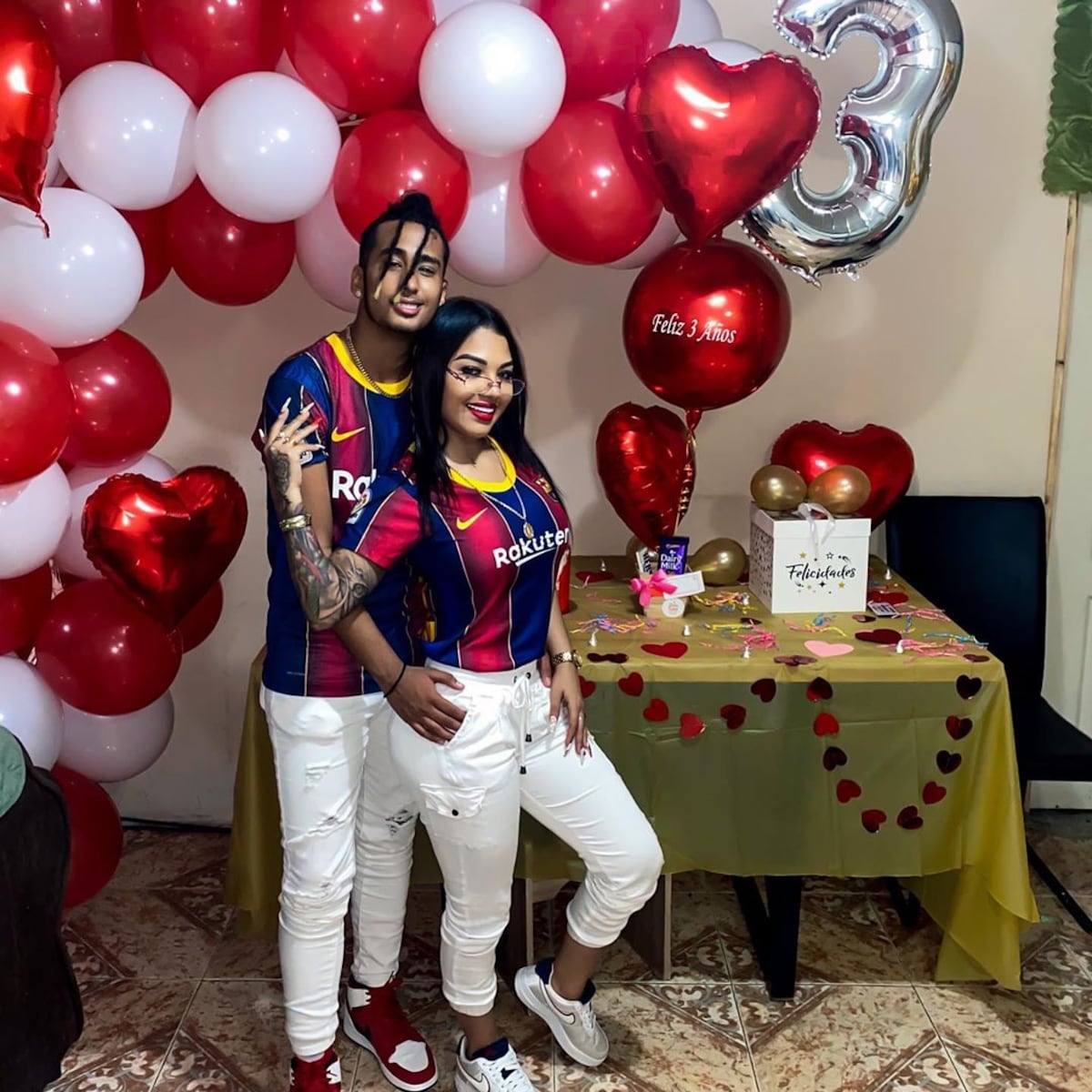 Viva el amor. Anyuri y Musulini celebran tres años de noviazgo contra todo pronóstico +Video