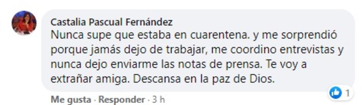 Lamentable. Muere periodista víctima de covid-19. Las reacciones no se han hecho esperar