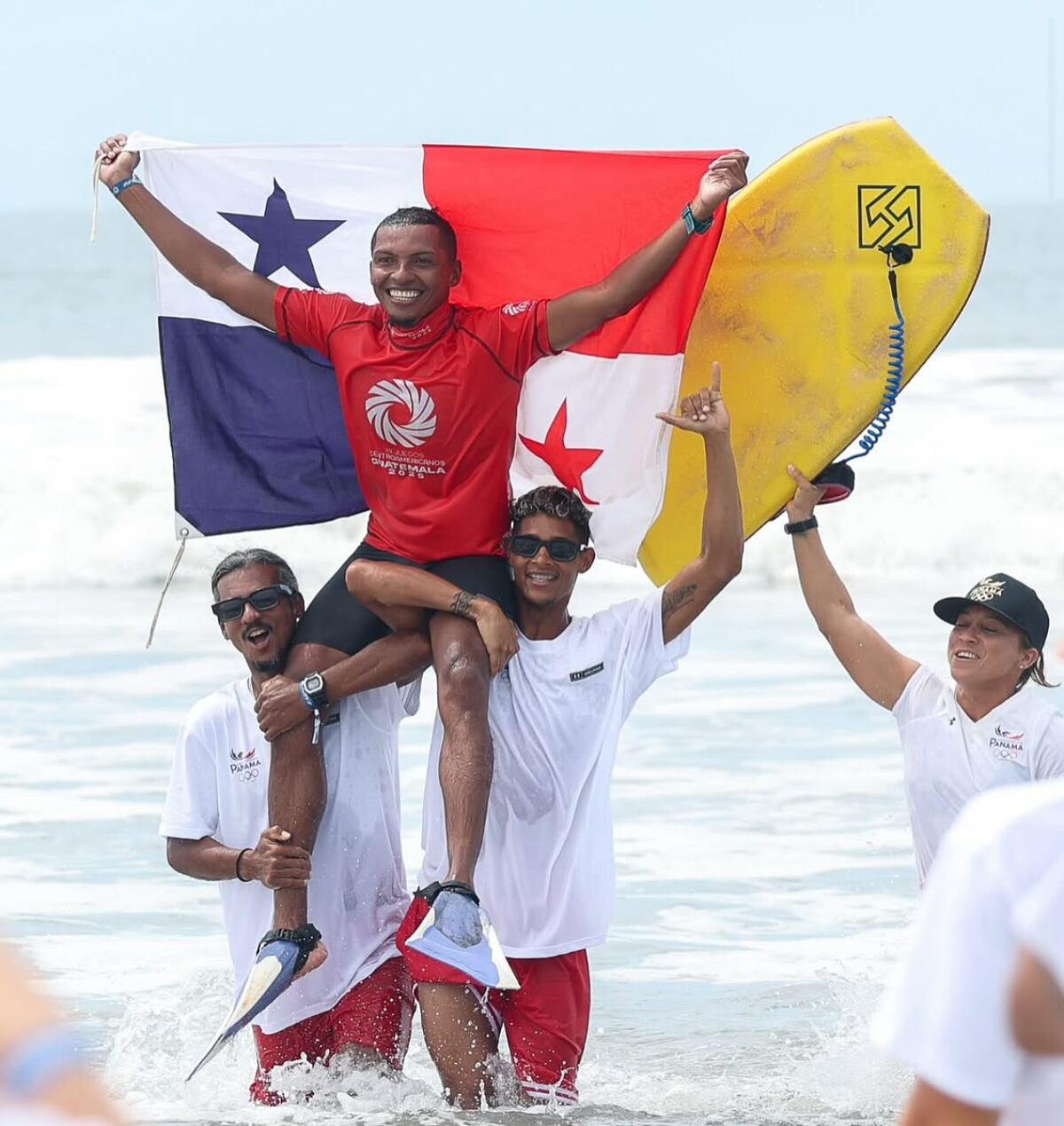¡Oro y gloria! Panamá brilla en el surf de los Juegos Centroamericanos