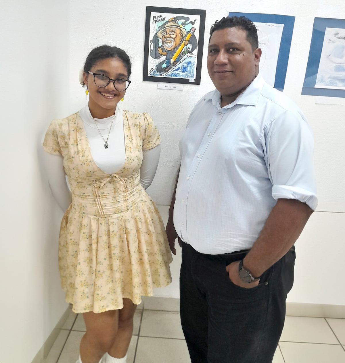 ¿Y la tapa? Jóvenes caricaturistas le meten trazo y picante al arte en homenaje a Fernando Peña Morán