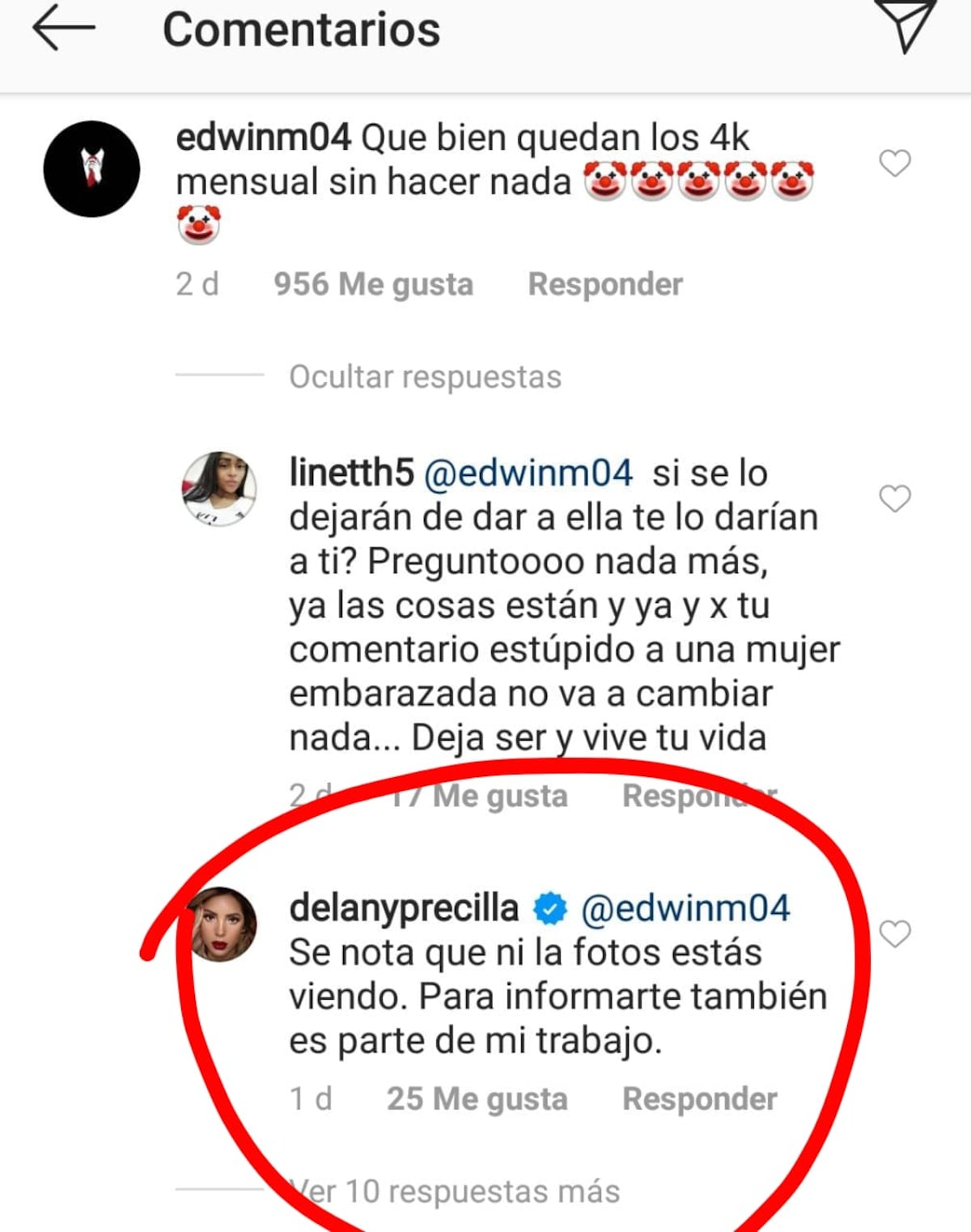 Justifica su salario. Delany tiene pruebas de que trabaja y hasta lo hace embarazada en plena pandemia +Fotos