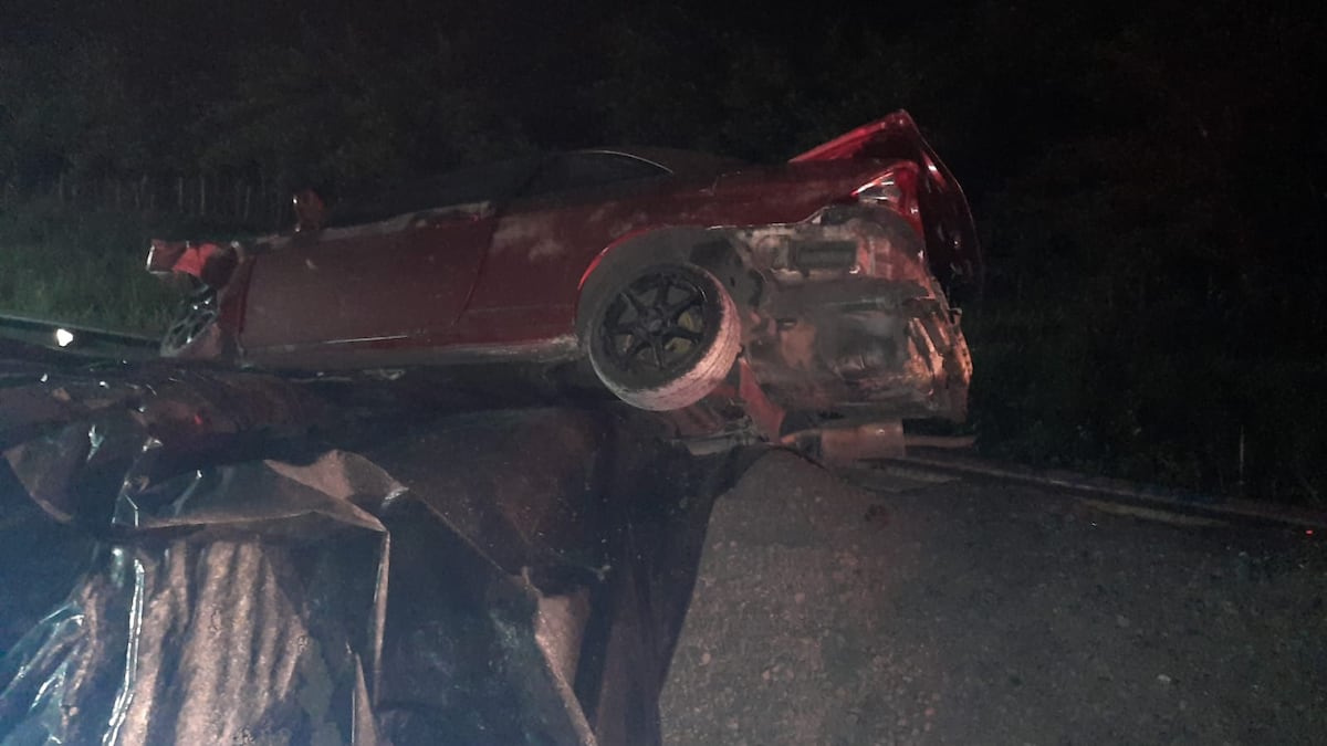 Choque, vuelco y muerte. El fatal accidente en la Autopista Panamá-Colón