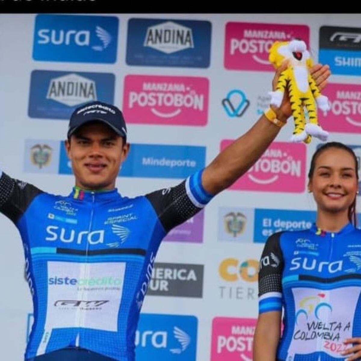 Panameño Samudio está tercero en la general de Vuelta a Colombia