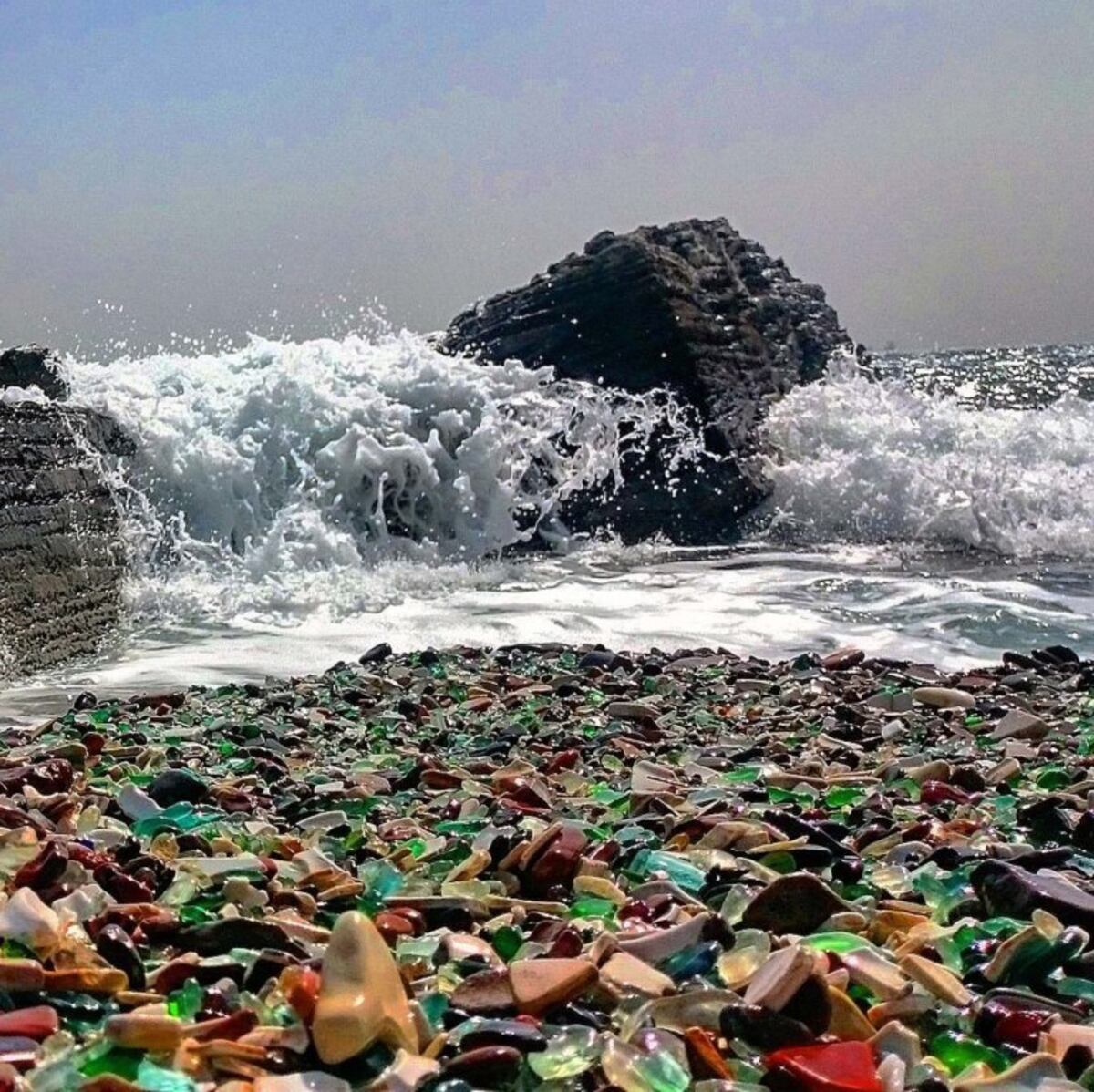 Humanos contaminaron un playa que ahora es una belleza de la naturaleza
