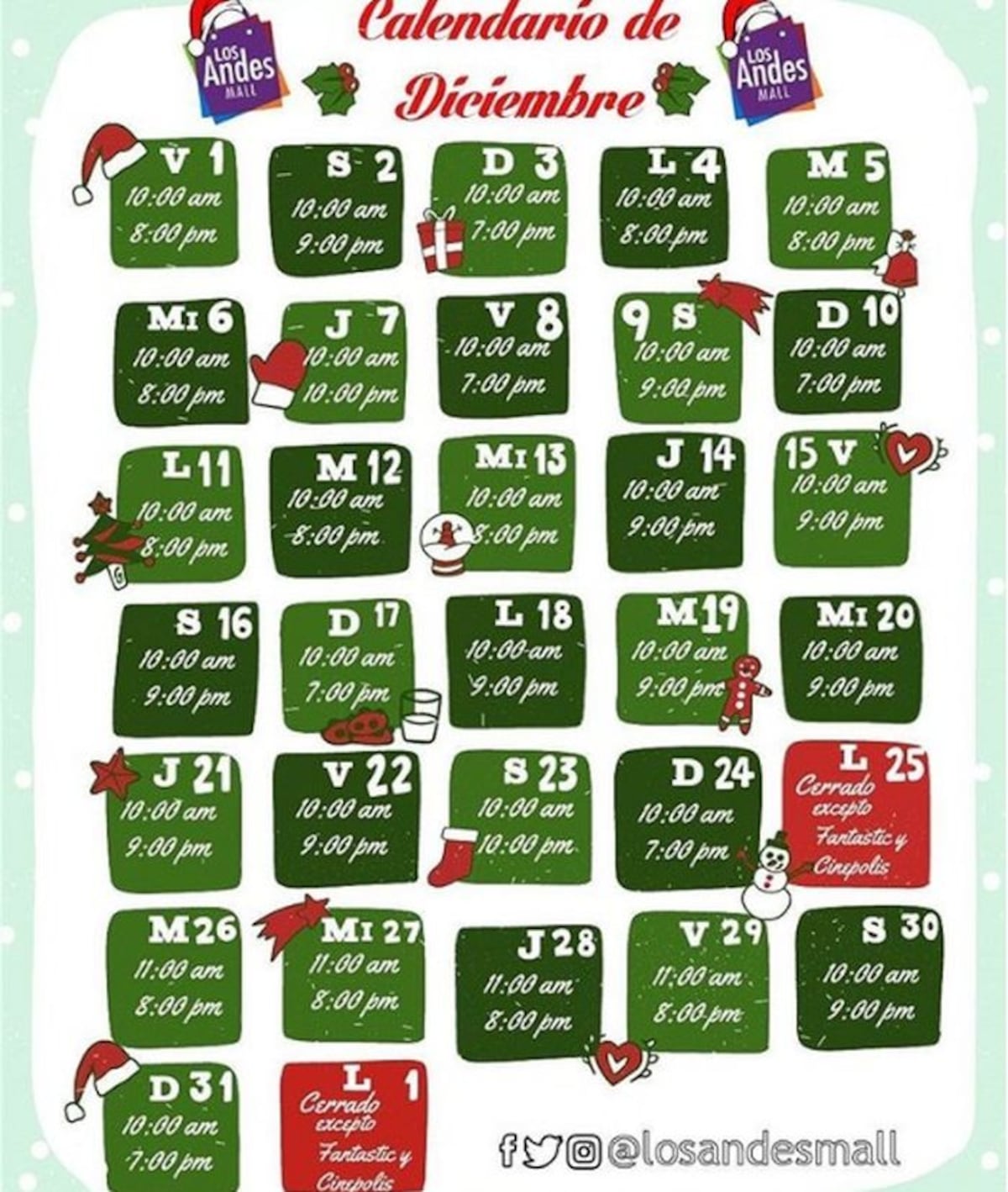 ¡TE INTERESA! Estos son los horarios decembrinos de los 'malls' de Panamá