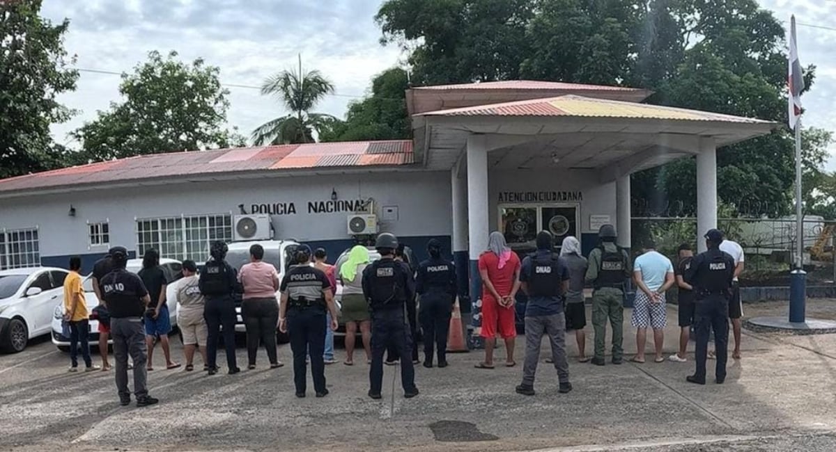 Madrugón contra la droga en Chiriquí: caen 16 personas en operativo sorpresa